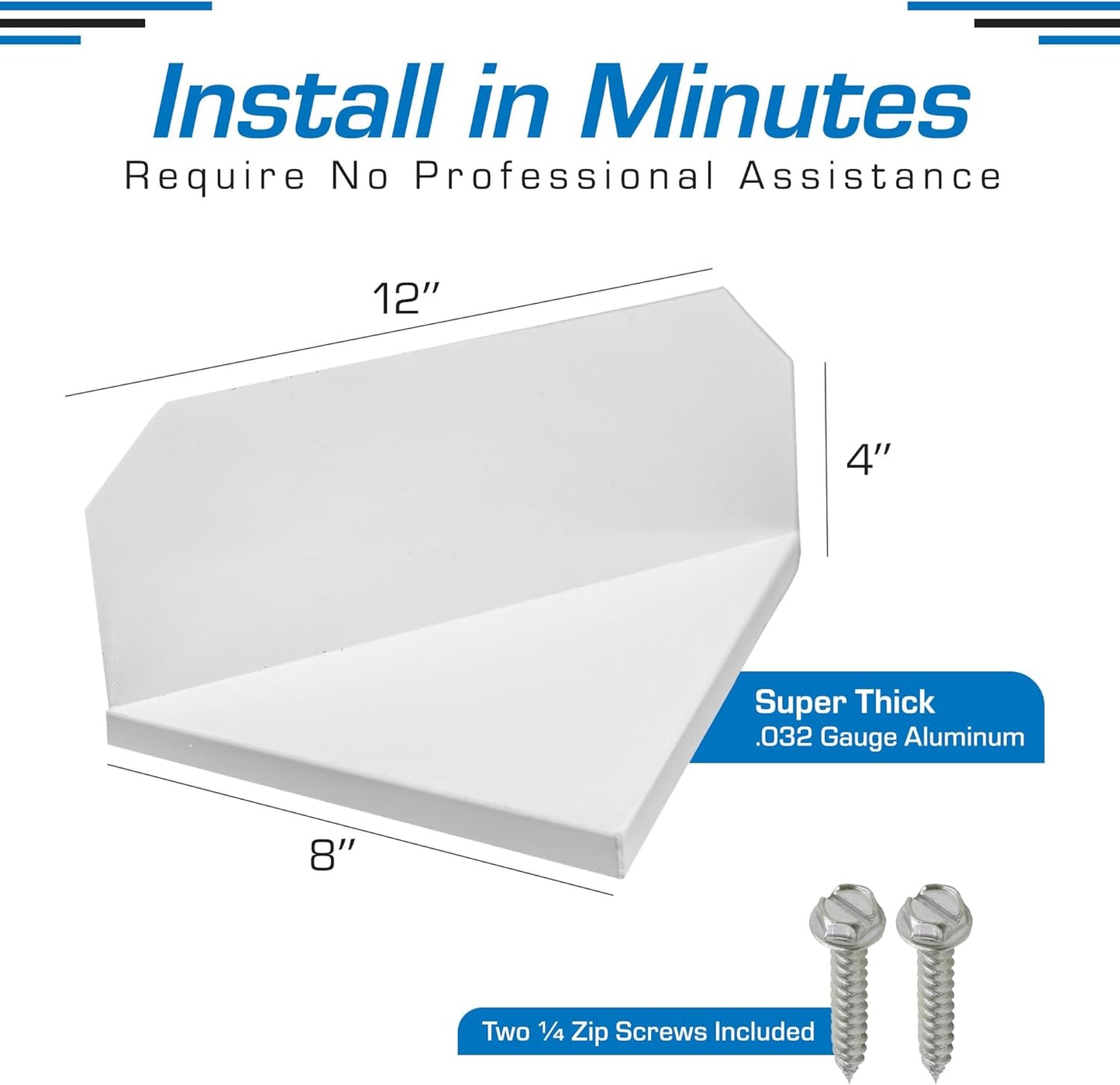 NoOverflow Extreme X Rain Gutter Diverter - Prevent Overflow on K-Style Gutters