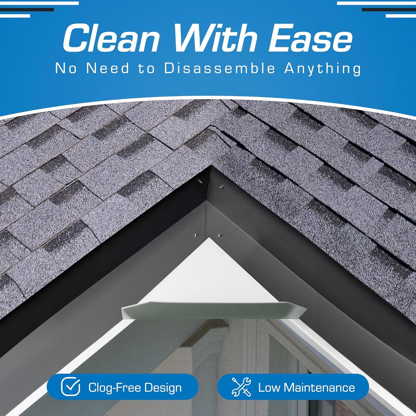 NoOverflow Extreme X Rain Gutter Diverter - Prevent Overflow on K-Style Gutters