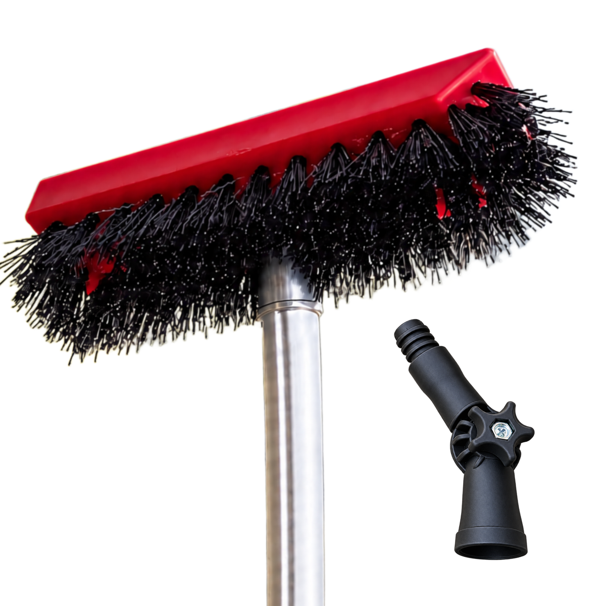 Gutter Guard Cleaning Brush 9" Reach with Knuckle Universal Joint